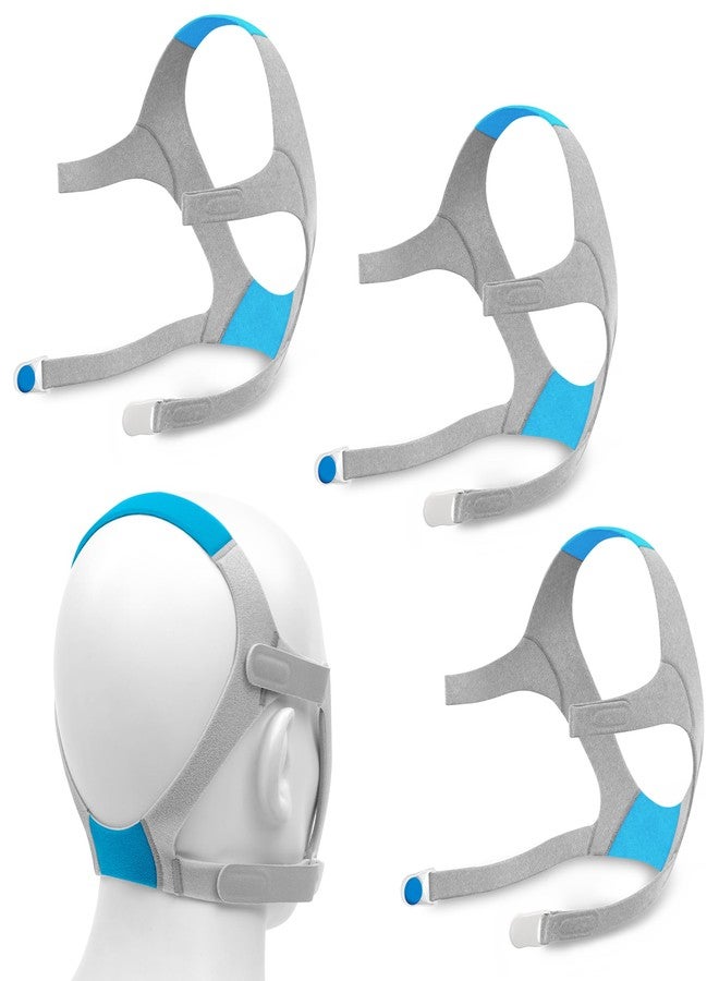 Medihealer 3 Packs CPAP Headgear Compatible with Airfit &Airtouch N20, Headgear with Magnetic Clips for Airfit N20, Including 3PCS Headgears&6PCS Clips,Great Value CPAP Supplies by Medihealer. - Image 1